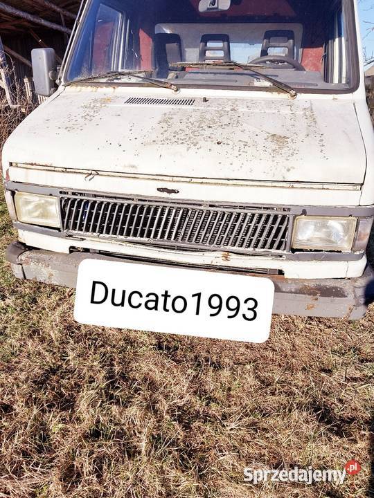 Fiat Ducato 1993 taki kamper 25D Rok produkcji 1993 mazowieckie Radom