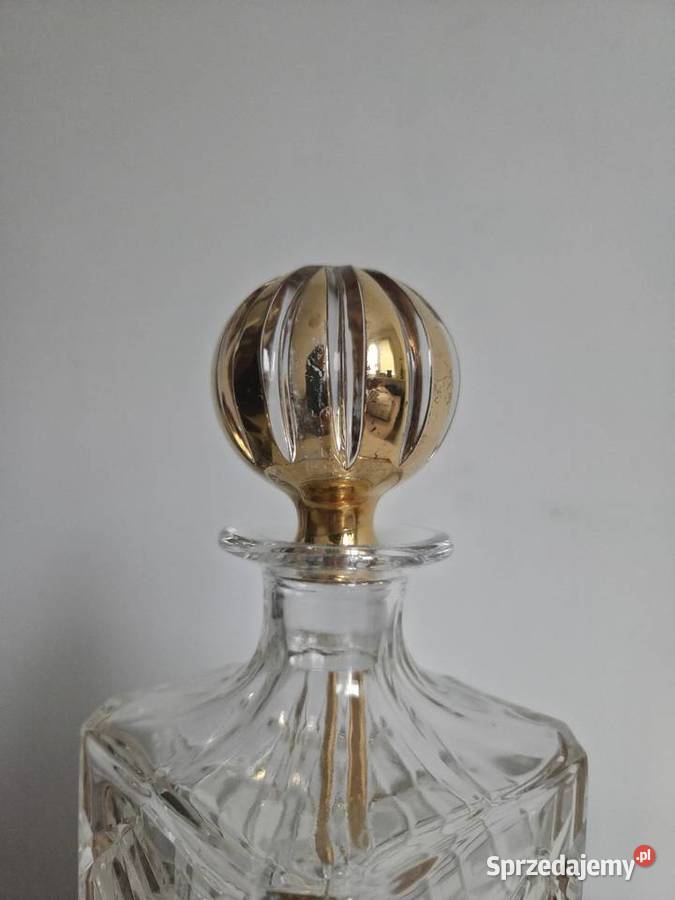 Karafka kryształ vintage PRL Porcelana i szkło