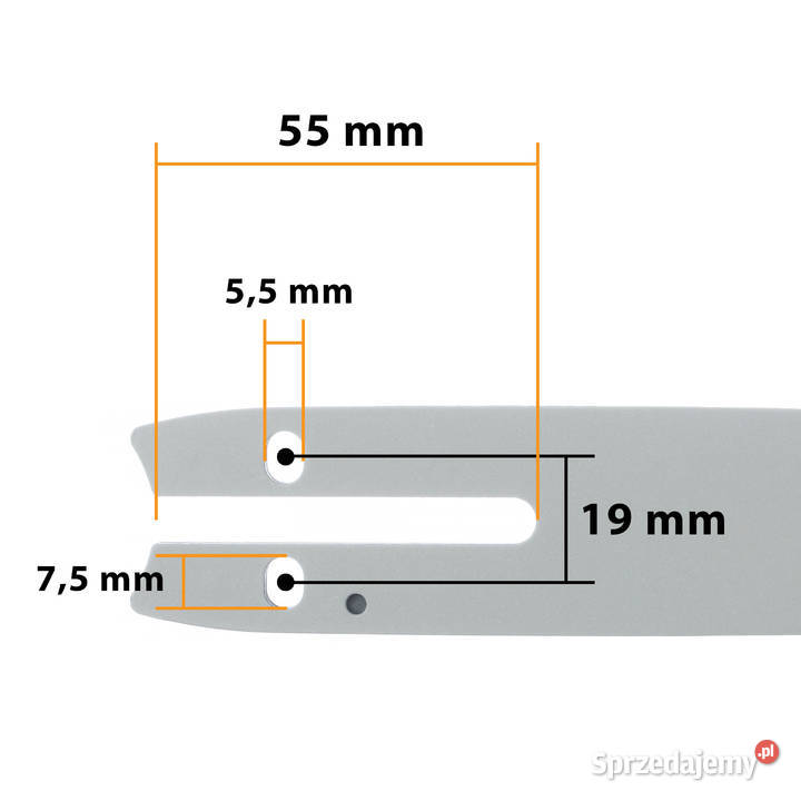 Prowadnica 8 do Piły Elektrycznej Stalowa Prowadnice małopolskie Ludźmierz