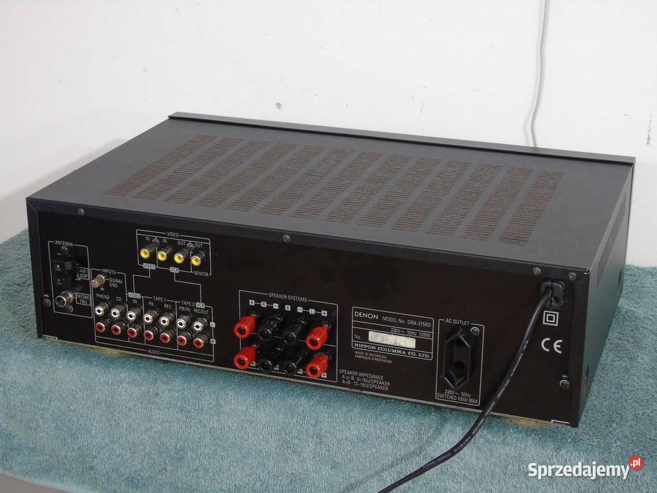 Amplituner Denon DRA275 RD sprawny i ładny podkarpackie