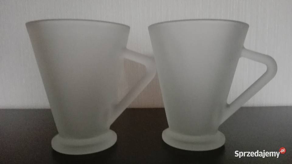 Kubki szklane 2 250ml Warpechy Stare