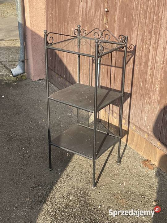 metalowa etażerka stojak kwietnik stolik ikea Kraków