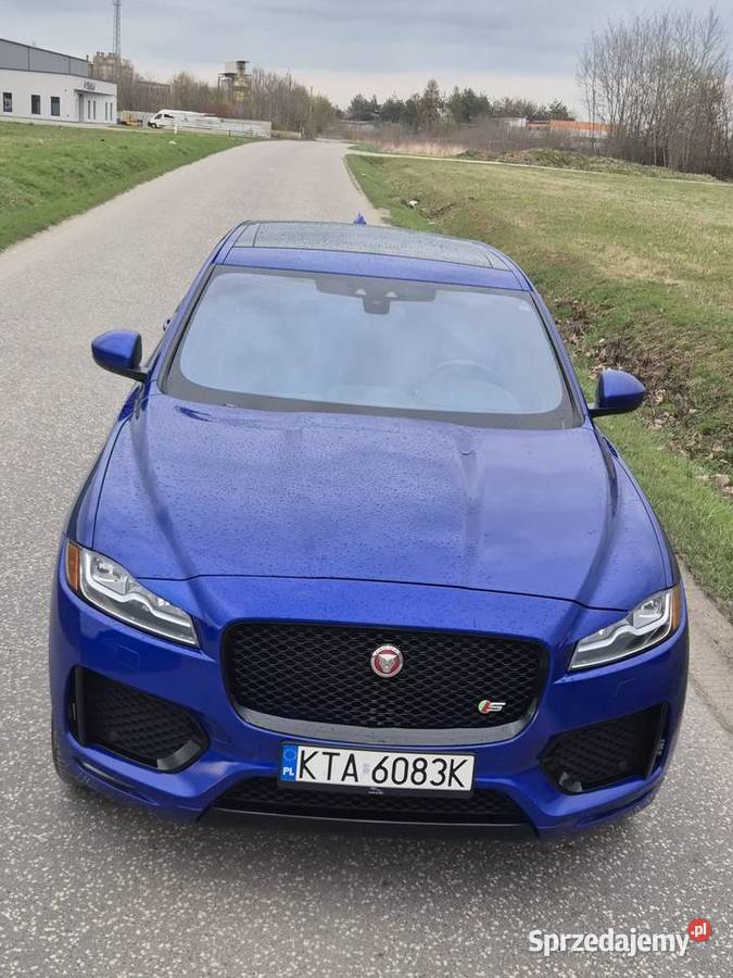 Jaguar FPACE S 30 V6 Supercharged Benzyna 381 Rok produkcji 2018 małopolskie Niedomice sprzedam