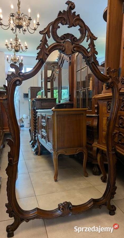 Piękne włoskie lustro neobarokowesklep Dąbrowa