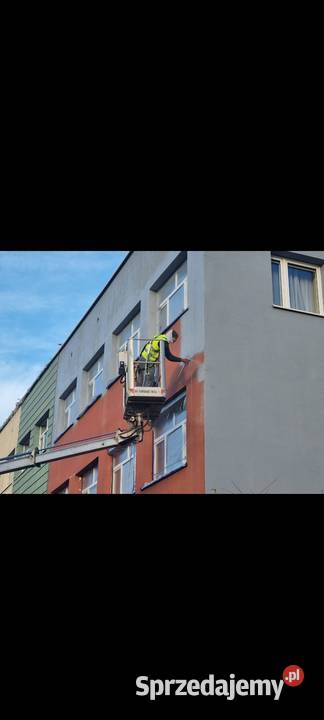 Malowanie elewacji ścian wyburzenia krycie Pozostałe