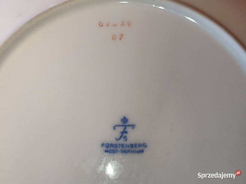 Porcelana FORSTENBERG West Germany komplet 5 Chorzew