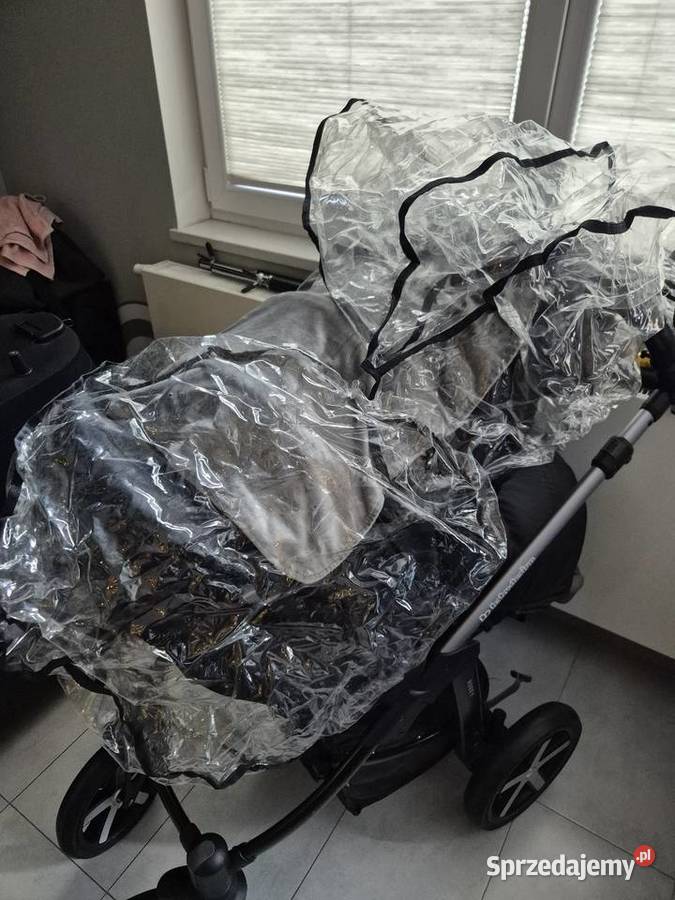 IDEALNY Wózek 2w1 BabyDesign Espiro Husky czarny Warszawa