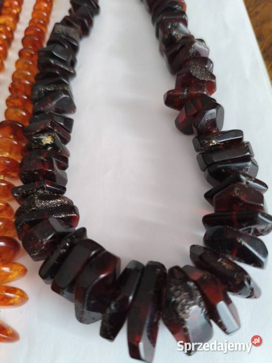 Naszyjnik Bursztyn Baltycki vintage Białystok sprzedam