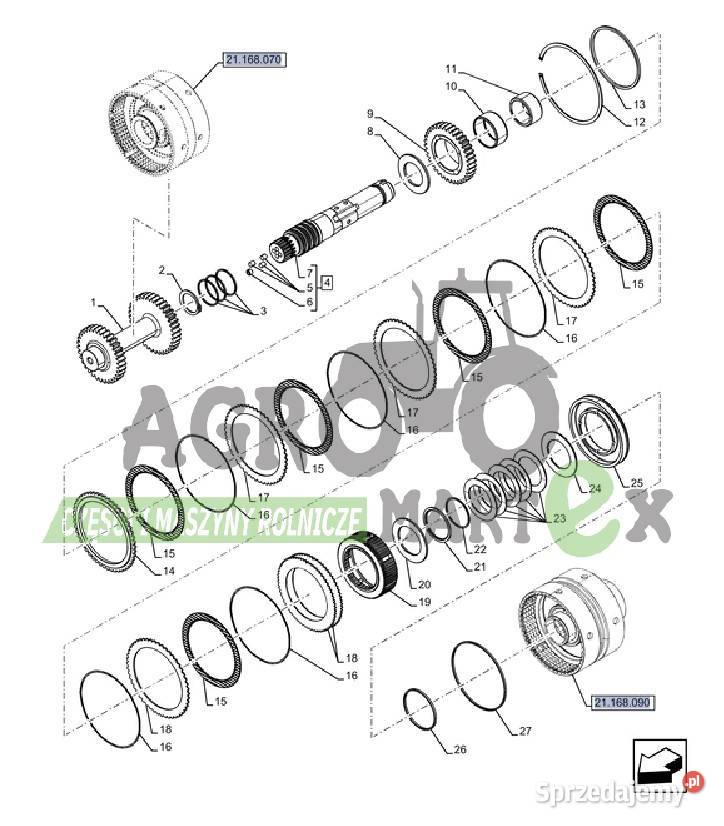 84409574 TARCZA SPRZĘGŁA CNH Wichrów