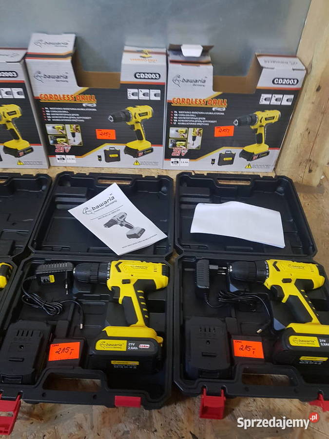 WKRĘTARKA BAWARIA GERMANY CD2003 2x21V 50NM wielkopolskie Głogowa sprzedam
