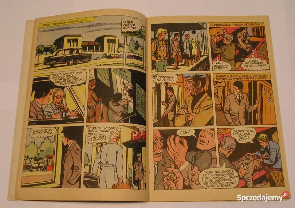KAPITAN ŻBIK PORWANIE 1974 Komiksy łódzkie Łódź