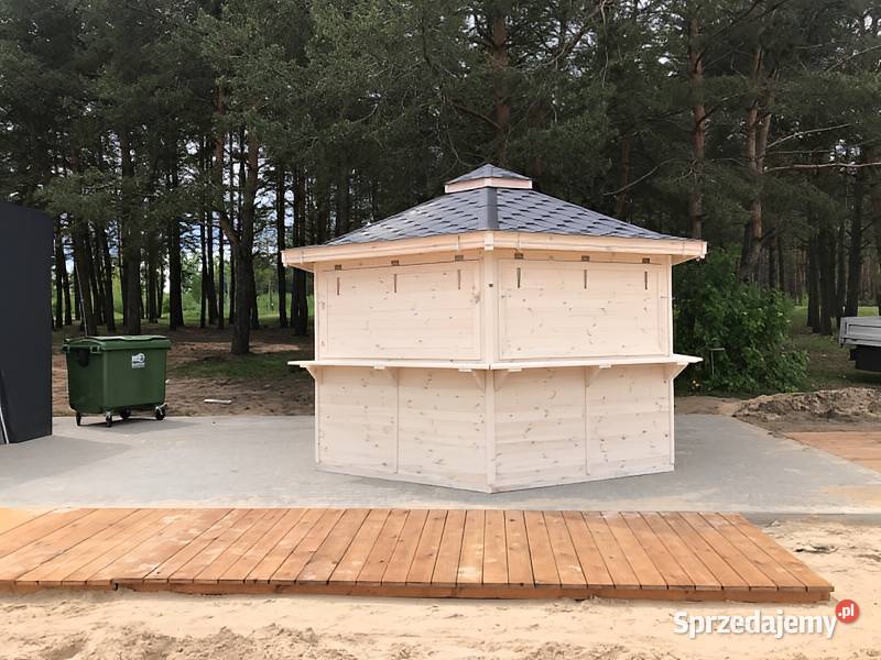 DOMEK HANDLOWY 6 5M DREWNIANY KIOSK SKLEPIK śląskie Parzymiechy