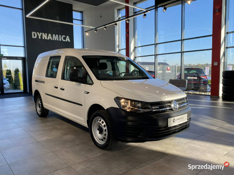 Volkswagen Caddy Maxi Kombi 2.0TDI 122KM M6 4motion 2018 r., salon PL, I w…