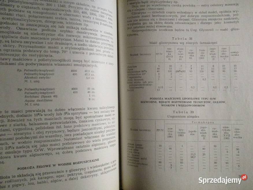 Receptura zarys technologii lekarstw receptura Książki naukowe i popularnonaukowe Łódź