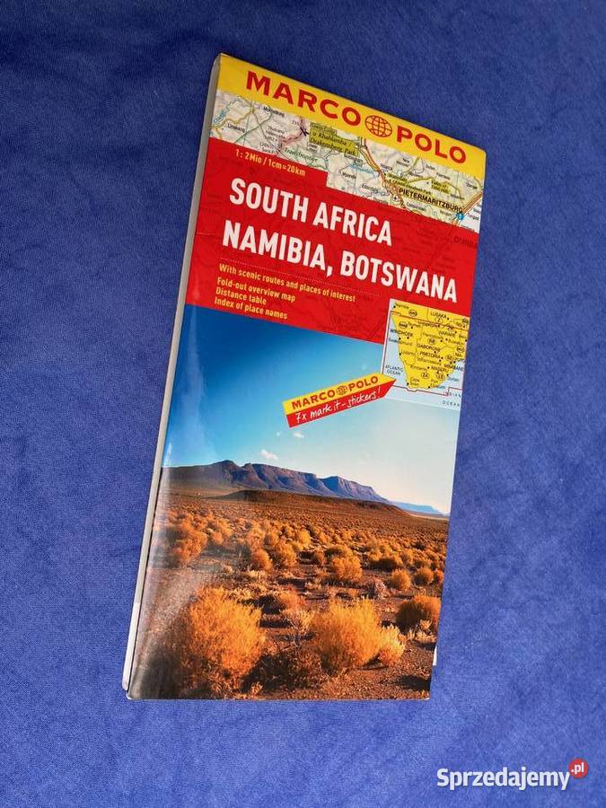 Mapa RPA NAMIBIA BOTSWANA