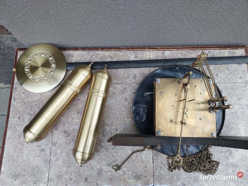 132 Stary zegar podłogowy chłop 215 secesja Antyki Tczew