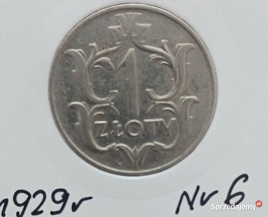 1 złoty 1929 r 6 II RP Konin
