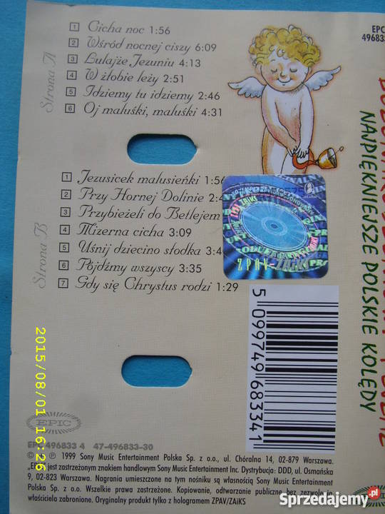 KOLEDY kaseta BOZONARODZENIOWY PEJZAZ Płyty i kasety dolnośląskie Wołów