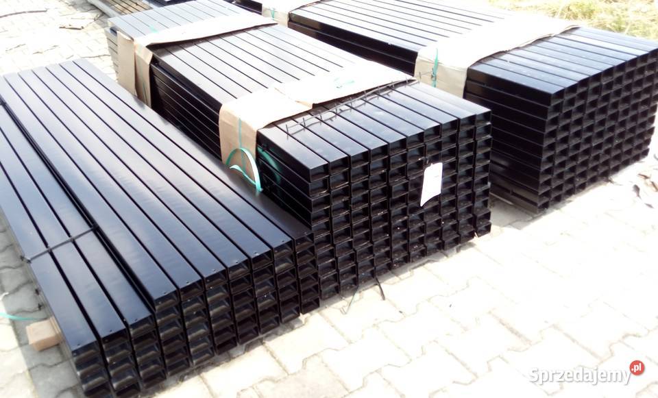 Panel ogrodzeniowy fi 40 x 123 x 2 V Brązowy Kamień