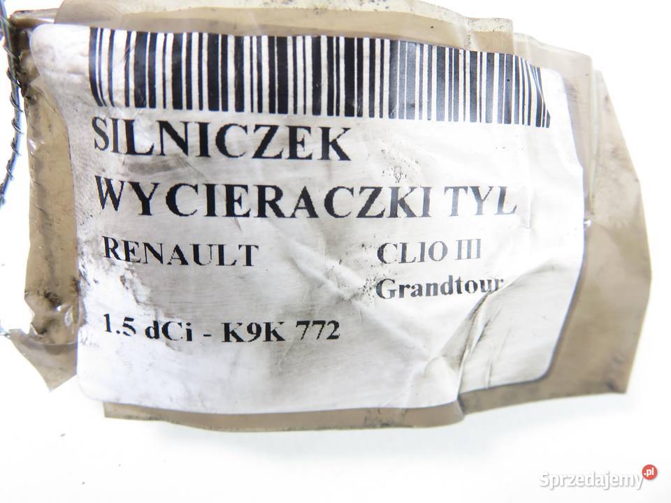 SILNICZEK WYCIERACZKI TYŁ RENAULT CLIO III Wycieraczki i spryskiwacze małopolskie