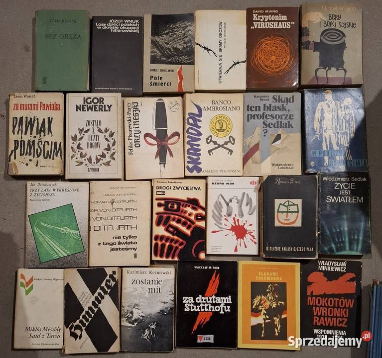 Książki różne zestaw miękka mazowieckie Kajetany