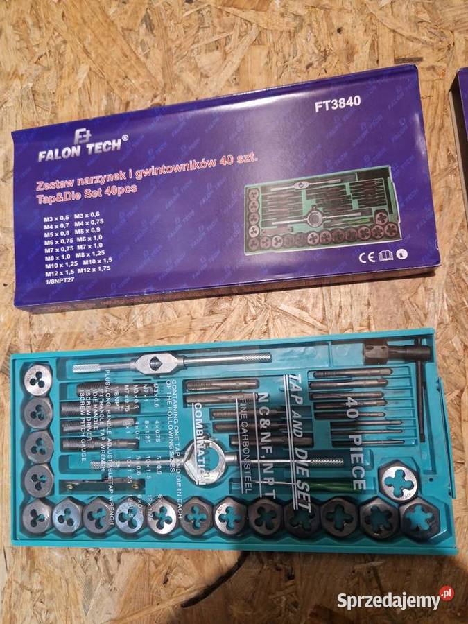 ZESTAW NARZYNEK I GWINTOWNIKÓW 40 EL Ręczne Głogowa