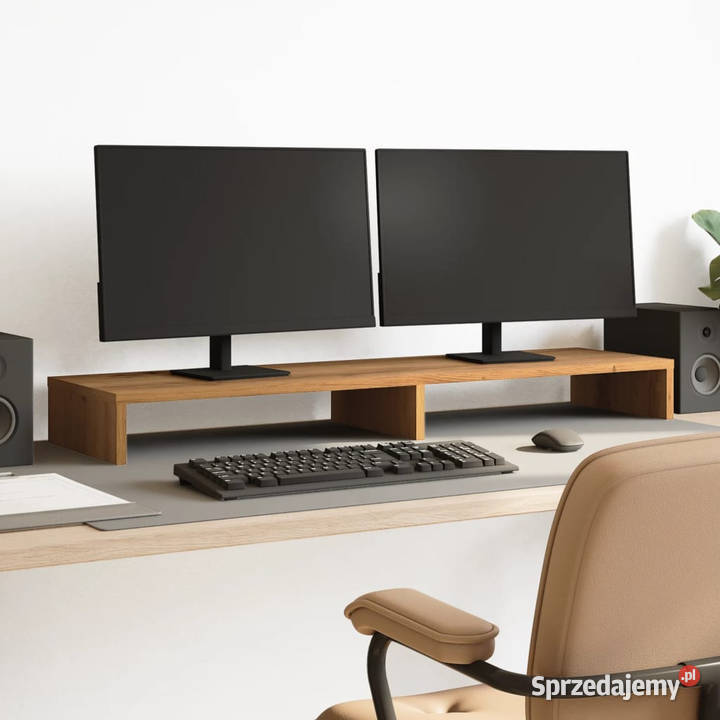 Podstawka pod monitor dąb artisian 100x27x10 mazowieckie