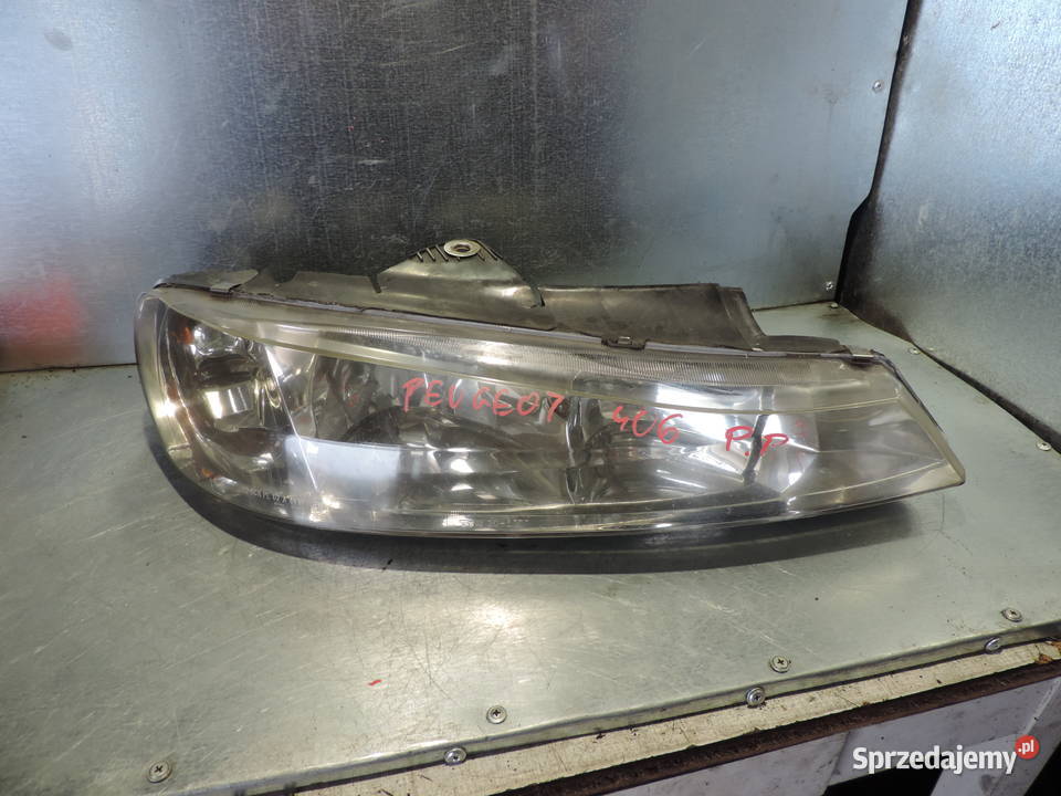 REFLEKTOR LAMPA PRAWY PRZÓD PEUGEOT 406 FL małopolskie Nowy Sącz sprzedam