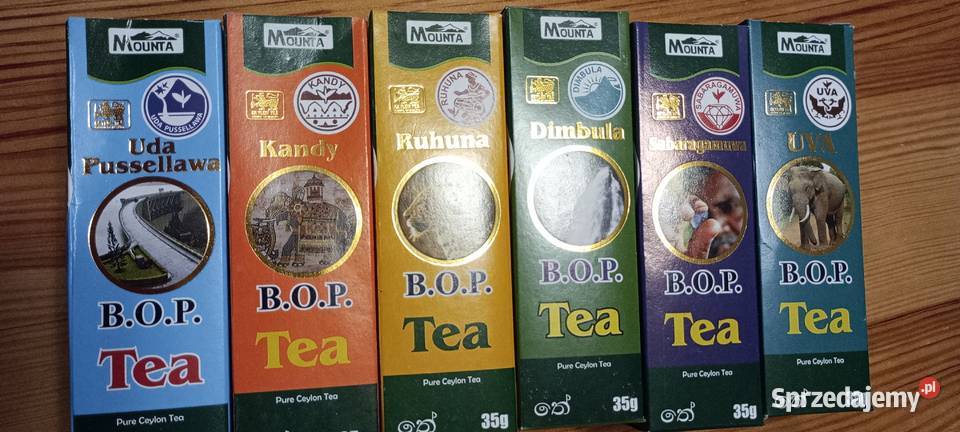 Herbata różne smaki Sasinowo sprzedam