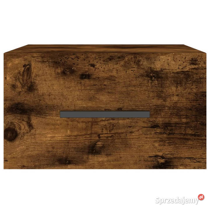 Wisząca szafka nocna przydymiony dąb 35x35x20