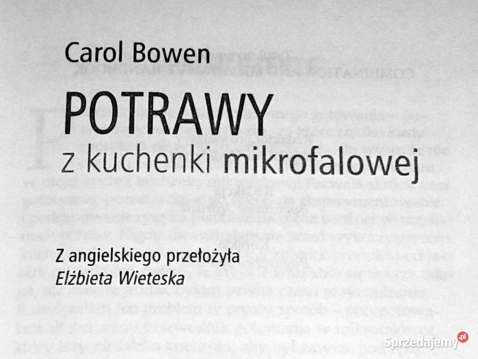 Potrawy z kuchenki mikrofalowej Carol Bowen Chełm
