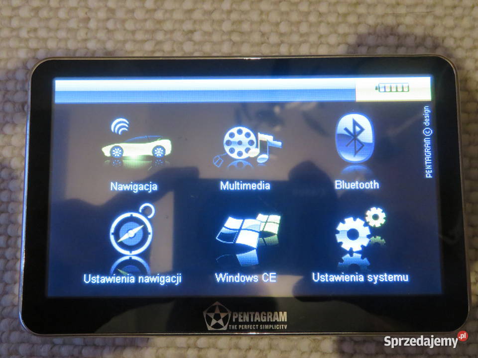 nawigacja z mapą polski i filmami dzieci sprzedam