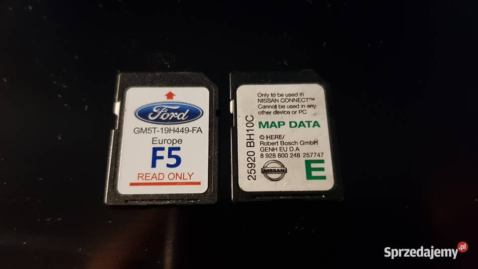 Karta SD nawigacji Ford F5 Nissan Connect lubelskie Lublin
