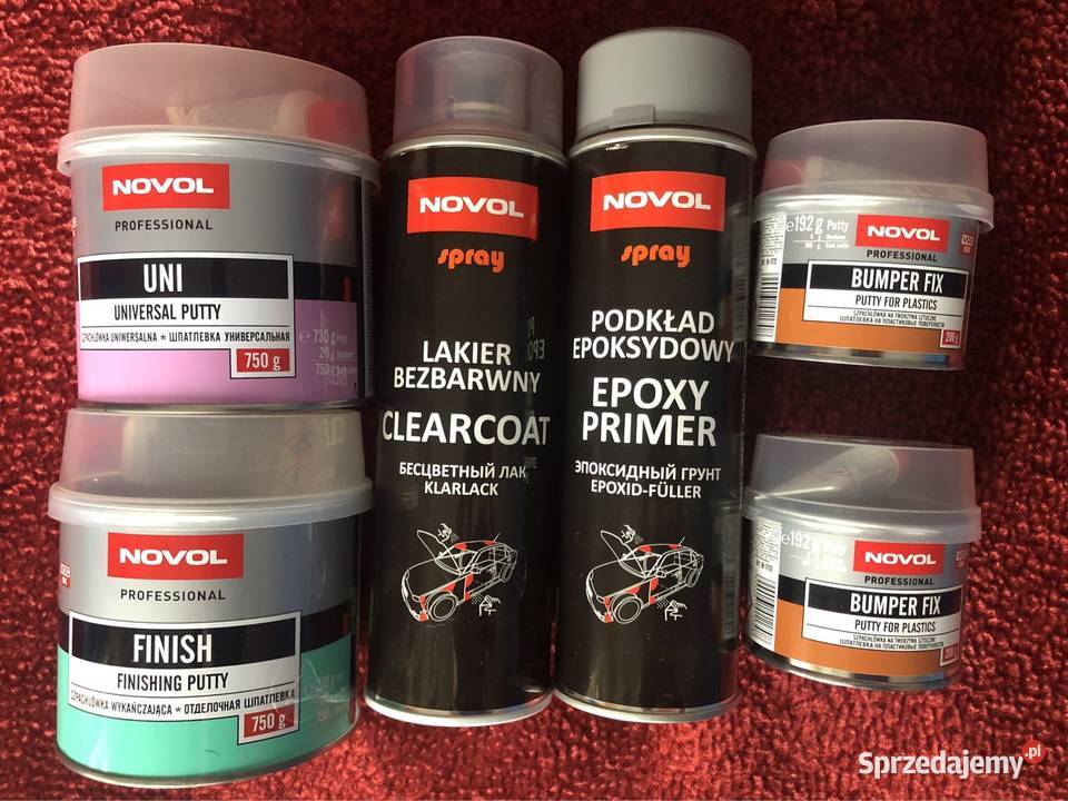 Szpachlówki Novol UNI uniwersalna i wykańczająca zachodniopomorskie
