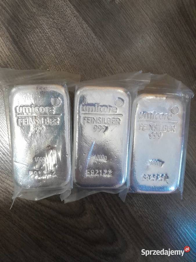 Sztabka srebra 1kg umicore LBMA