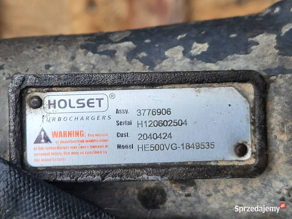 TURBOSPREZARKA SCANIA 3776906 TURBINA HOLSET VTG Zawichost
