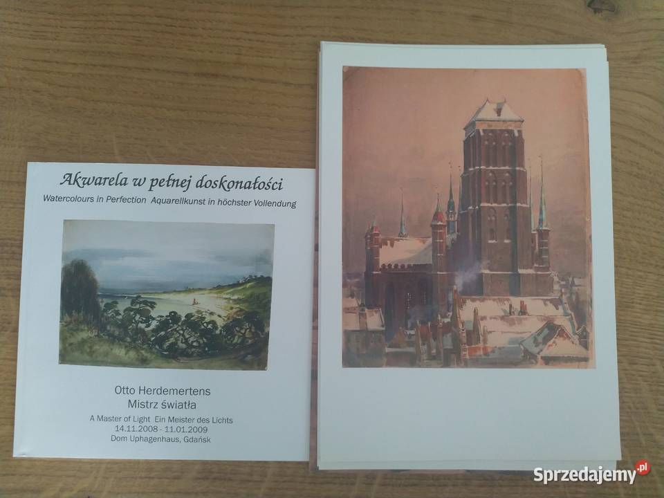 Otto Herdemertens 18911960 zbiór akwareli MHMG sprzedam