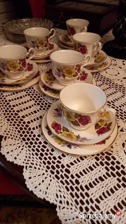 Trio porcelana piekny zestaw kawaherbarta Warszawa