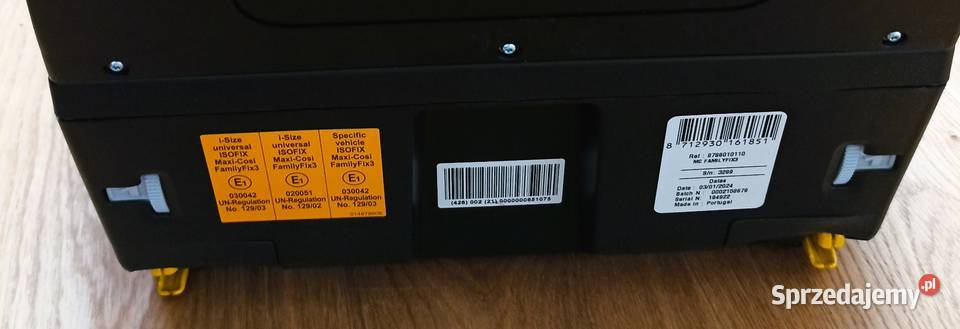 Zestaw MaxiCosi Pebble Pro Baza FamilyFix3 2024 0-12kg 0 - 13 kg Warszawa