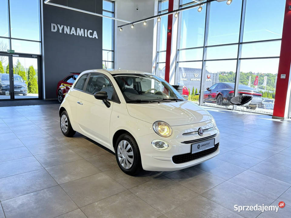 Fiat 500 Pop 12 69 M5 2018 r salon przebieg 97 I wspomaganie kierownicy Myślenice