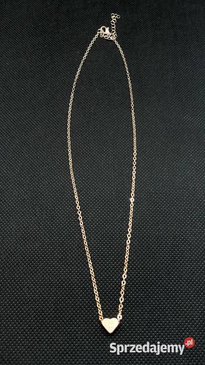 Naszyjnik z sercem złoty Radom sprzedam