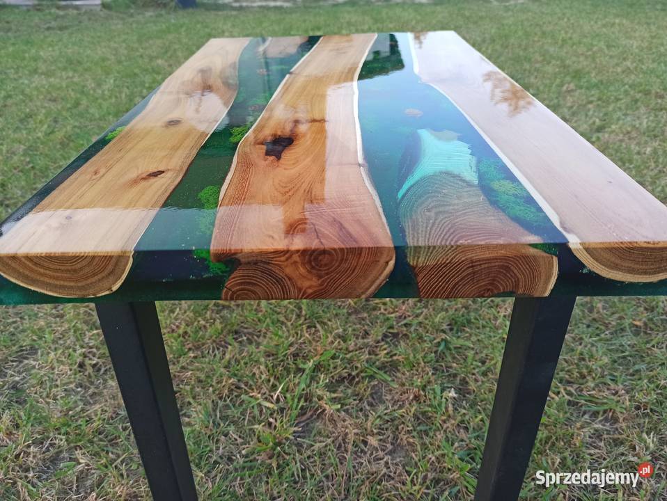 Stolik kawowy Akacja NaturalnaZywica Wrocław