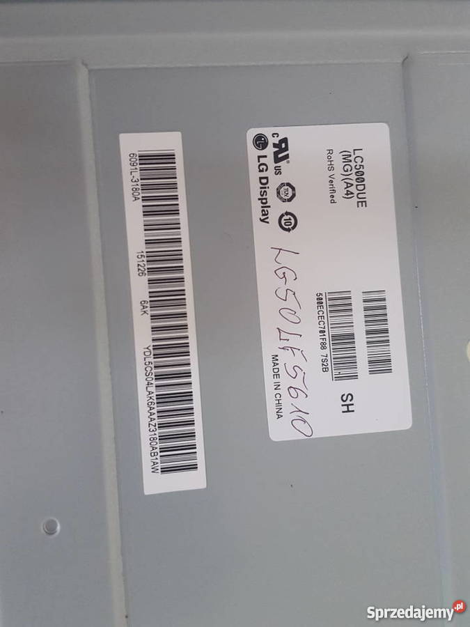 LG50LF5610 zbita matryca Sosnowiec