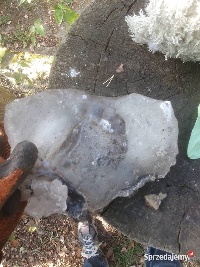 Wosk szkło techniczne hutnicze bryła minerał Warszawa