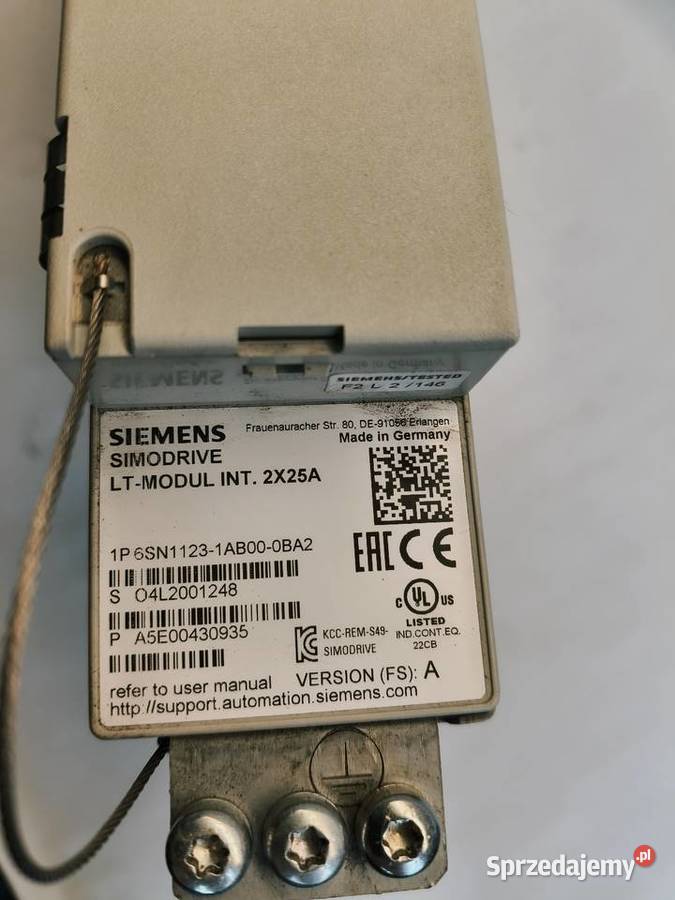 moduł mocy Siemens Simodrive 611 Bolesławiec