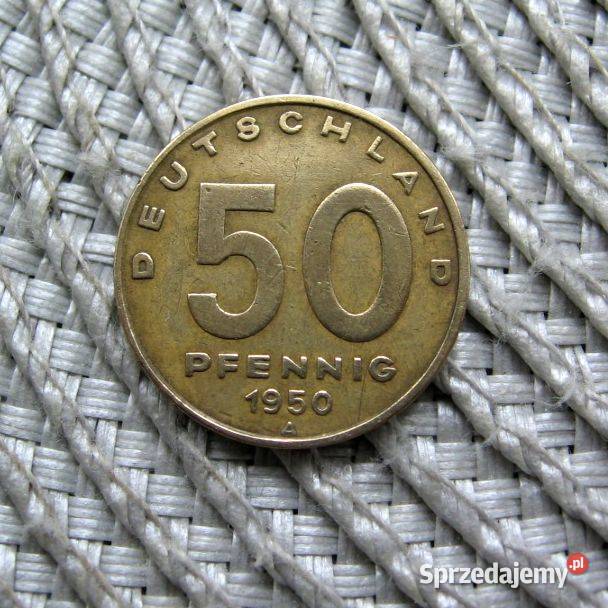 DDR 50 Pfennig 1950r Fabryka