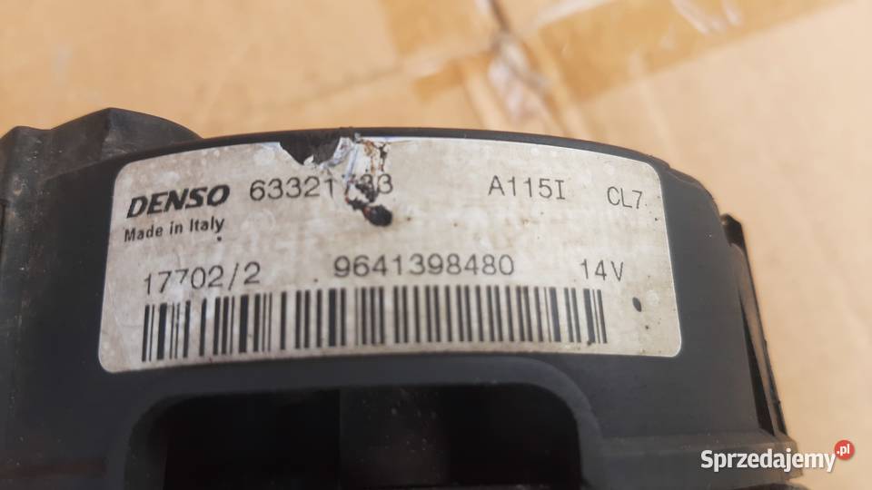 alternator DENSO peugeot citroen 16 16V