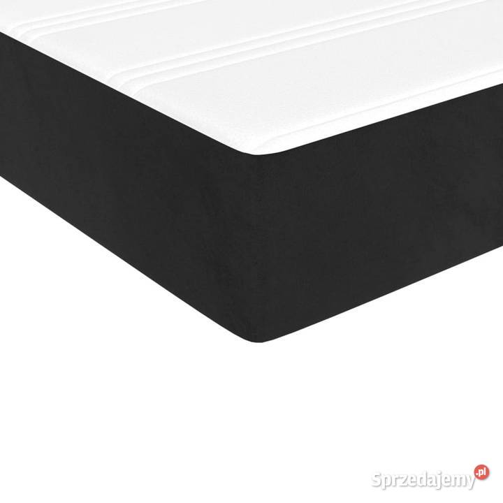 Materac kieszeniowy czarny 90x210x20 aksamit Pozostałe Warszawa