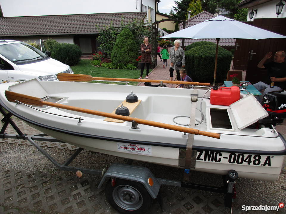 Łudka wędkarska TEXAS 360 z silnikiem MERCURY Mokre sprzedam