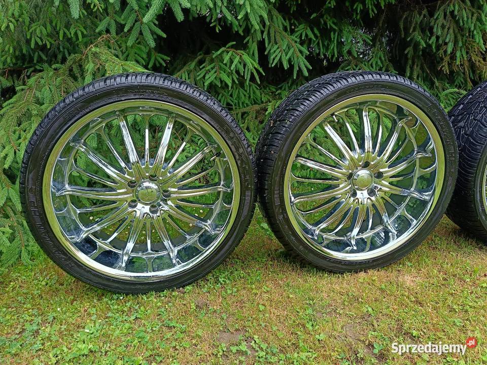 Alufelgi chromowane Akuza 22 R22 Belle 761 5x127 podkarpackie Domaradz sprzedam